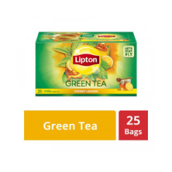 Lipton green tea honey lemon 25 tea bags 1.00 no box