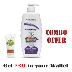 Kesh Kanti Combo- Conditioner Protein 100 ml+Hair Cleanser A. Dandruff 450 ML- Rs 30 Off