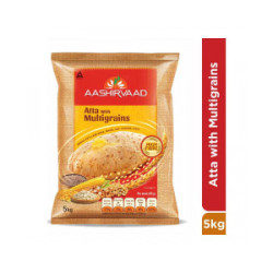 Aashirvaad atta with multigrains 5.00 kg bag Aashirvaad atta with multigrains 5.00 kg bag
