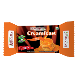Patanjali Creamfeast Orange Biscuit