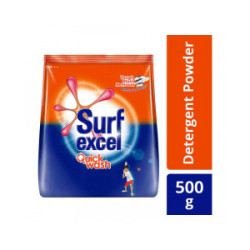 Surf excel quick wash detergent powder 500.00 gm packet