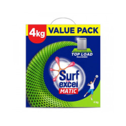 Surf excel matic top load detergent powder 4.00 kg packet