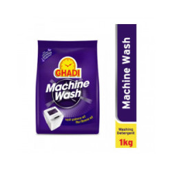 Ghadi machine wash detergent powder 1.00 kg packet