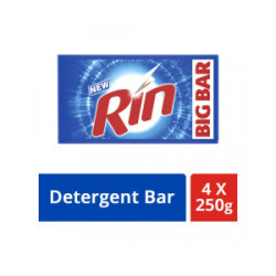 Rin detergent bar 4x 250.00 gm bar