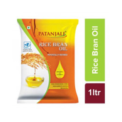 Patanjali rice bran oil 1.00 ltr packet Patanjali rice bran oil 1.00 ltr packet