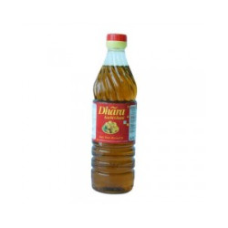 Dhara kachi ghani mustard oil 500.00 ml bottle Dhara kachi ghani mustard oil 500.00 ml bottle