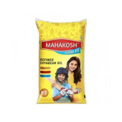 Mahakosh refined soya oil 1.00 ltr packet Mahakosh refined soya oil 1.00 ltr packet